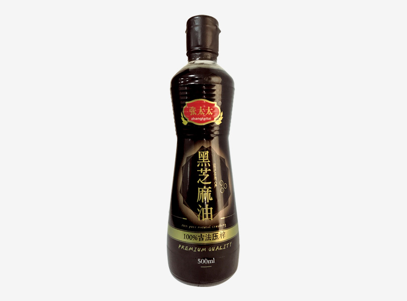 张太太-黑芝麻油-500mlx6瓶